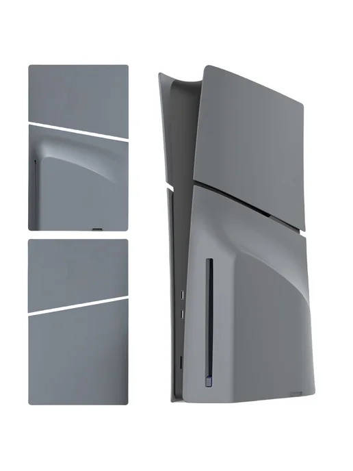 Запасная накладка PS5 Slim Disc для консоли, серебро, серебристый, фото 5