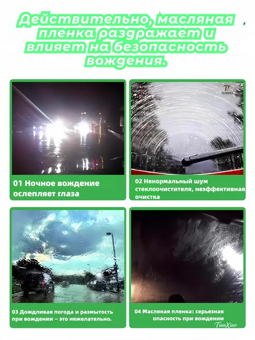 набор инструментов для автомобиля антидождь для стекол, 120 мл, фото 3