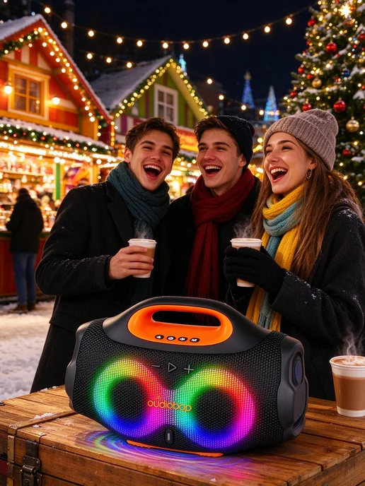 Колонка беспроводная bluetooth музыкальная, вариант, фото 3