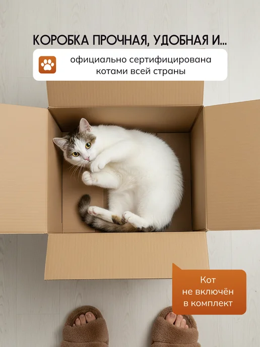 Палитра Уюта Коробки картонные для переезда с ручками 10 шт, вариант, фото 6