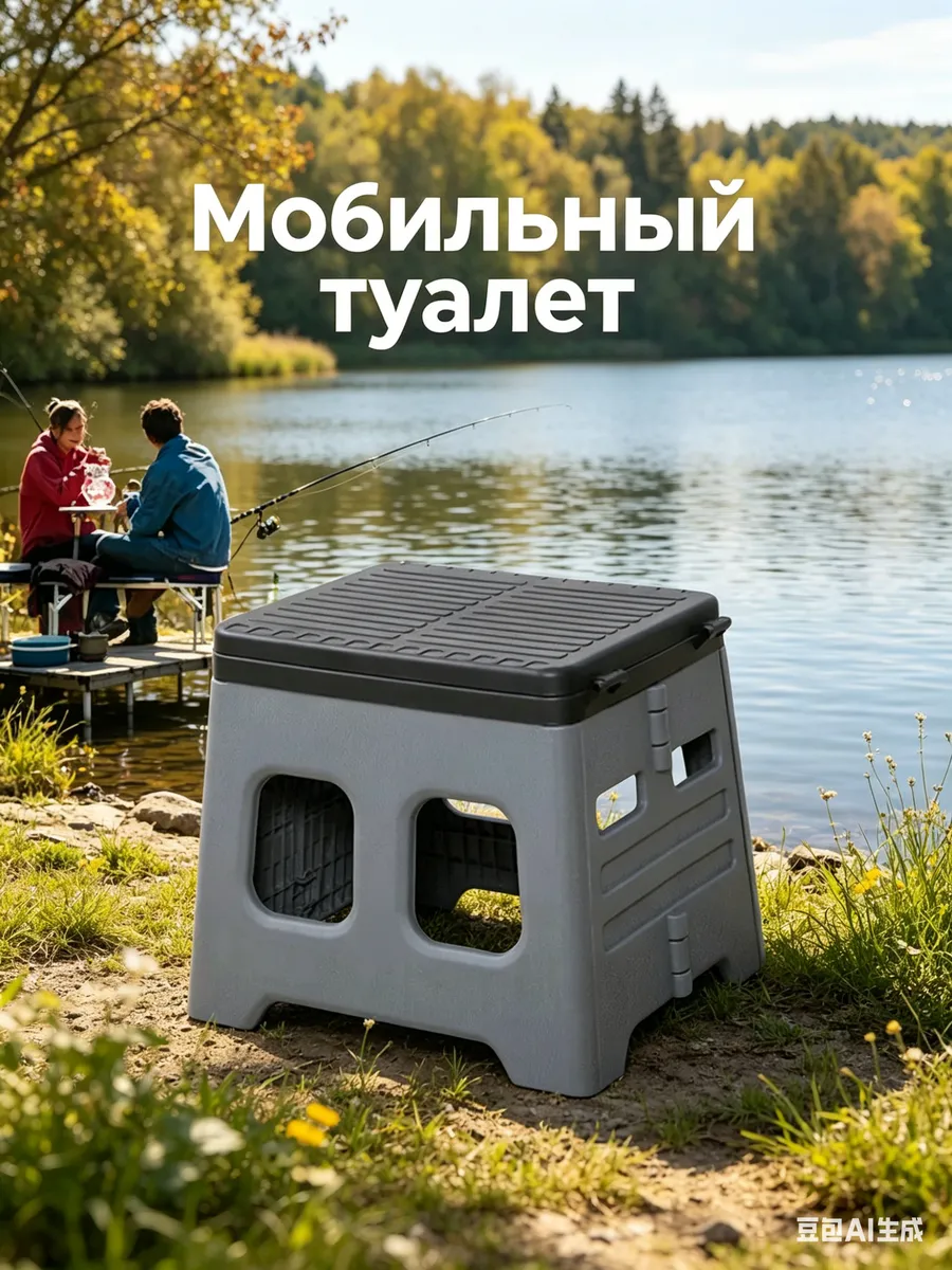Дорожный туалет складной биотуалет