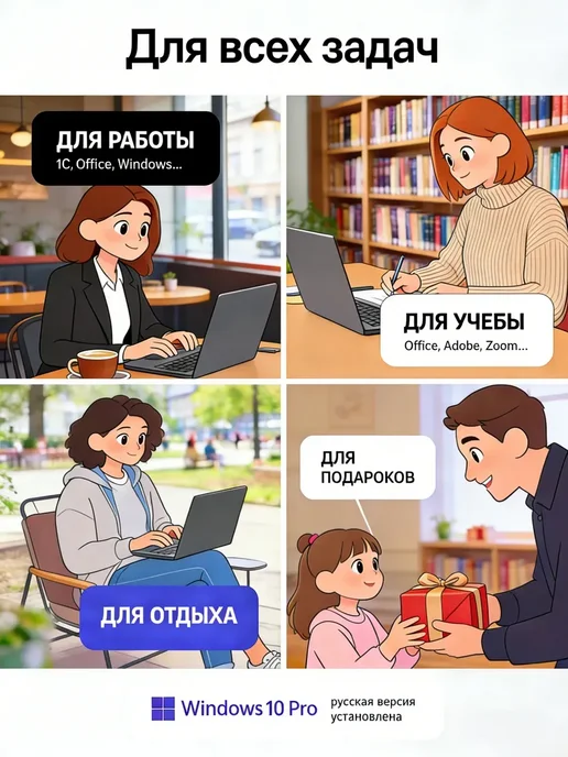Ноутбук 32ГБ 2ТБ SSD мощный 15.6 Windows 11 Pro, 32 ГБ, 2 ТБ, фото 5