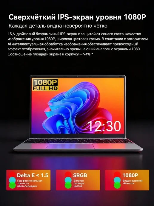 Ноутбук 32ГБ 2ТБ SSD мощный 15.6 Windows 11 Pro, 32 ГБ, 2 ТБ, фото 7
