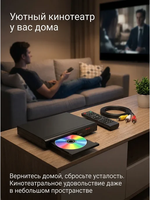 DVD-плеер, поддерживает чтение через USB, вариант, фото 5