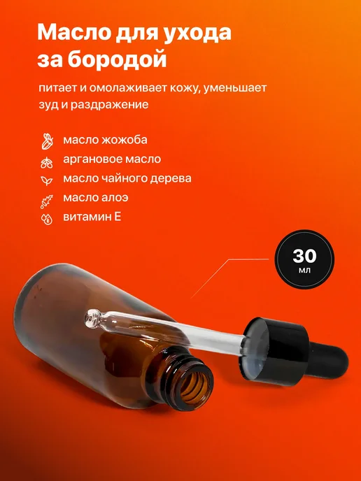 Подарочный набор для бороды REVOLUT мезороллер + масло, вариант, фото 2