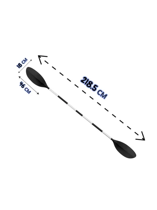 Intex Весло алюминиевое 218 см (69629) Collapsible Kayak, черный, фото 4