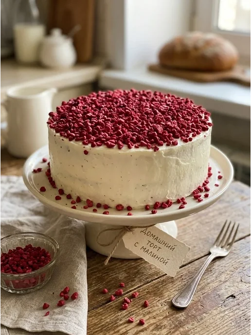 Малина сублимированная кусочки 20г, без сахара, хрустящая, 20 г, фото 6