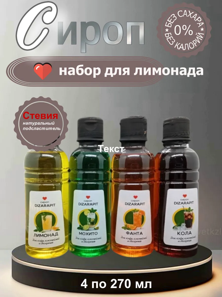 Сироп для коктейля и лимонада
