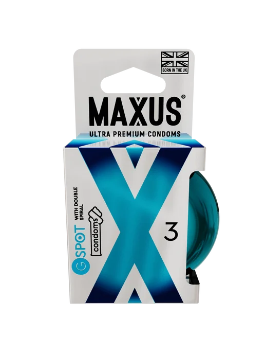 Maxus Презервативы G spot с двойной спиралью - 3 шт, 3 шт, фото 2