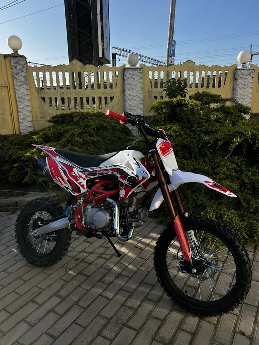 promax Питбайк EX-MOTO APAQ 125 PRO 17 14, белый, фото 3