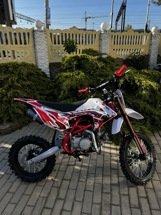 promax Питбайк EX-MOTO APAQ 125 PRO 17 14, белый, фото 4