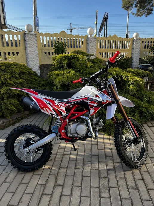 promax Питбайк EX-MOTO APAQ 125 PRO 17 14, белый, фото 5