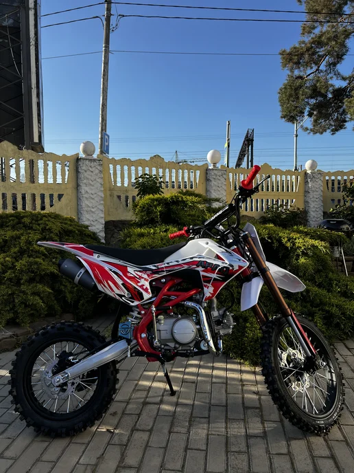 promax Питбайк EX-MOTO APAQ 125 PRO 17 14, белый, фото 6