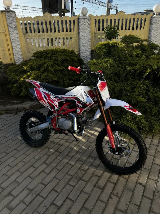 promax Питбайк EX-MOTO APAQ 125 PRO 17 14, белый, фото 8