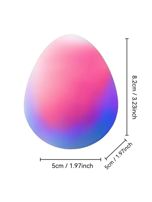 Мягкий антистресс Egg шар, для снятия напряжения, розов, розовый, фото 7