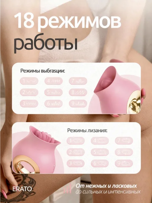 Вибратор кролик женский для взрослых секс игрушка стимулятор, оранжевый, фото 3