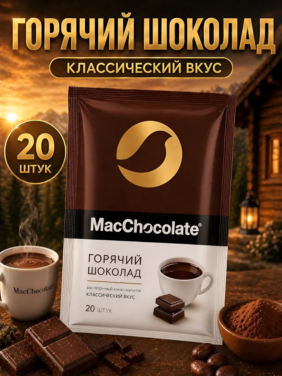 Горячий шоколад в пакетиках