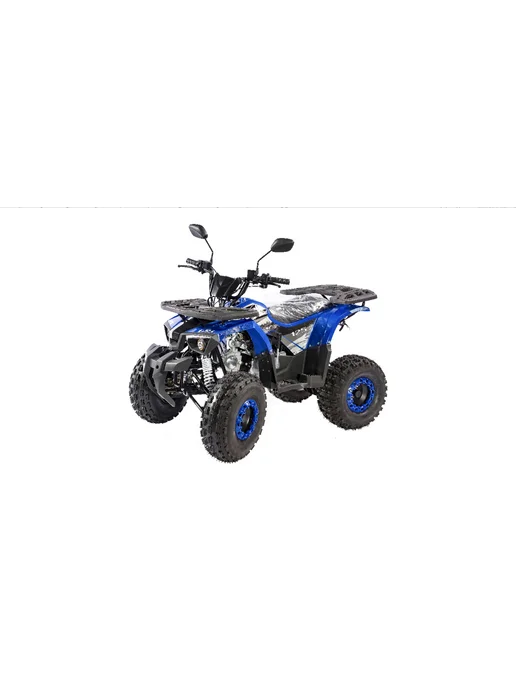 Комплект для сборки Квадроцикл ATV 125 cc (Круглая Фара), синий, фото 2