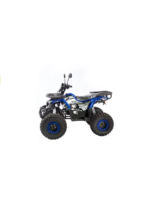 Комплект для сборки Квадроцикл ATV 125 cc (Круглая Фара), синий, фото 3