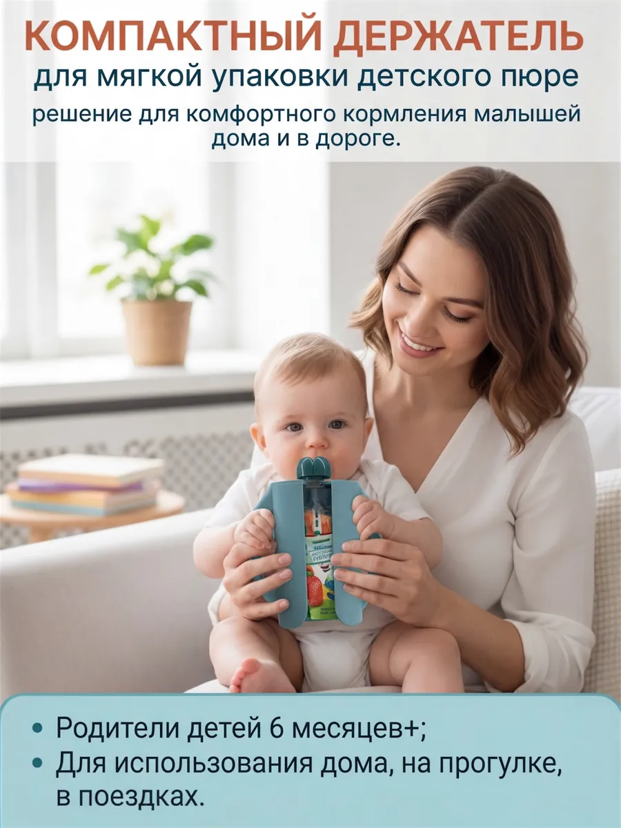 Держатель для детского питания, пюре,каши