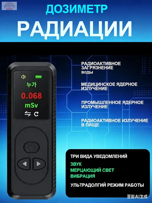 Бытовой радиационный дозиметр, вариант, фото 3