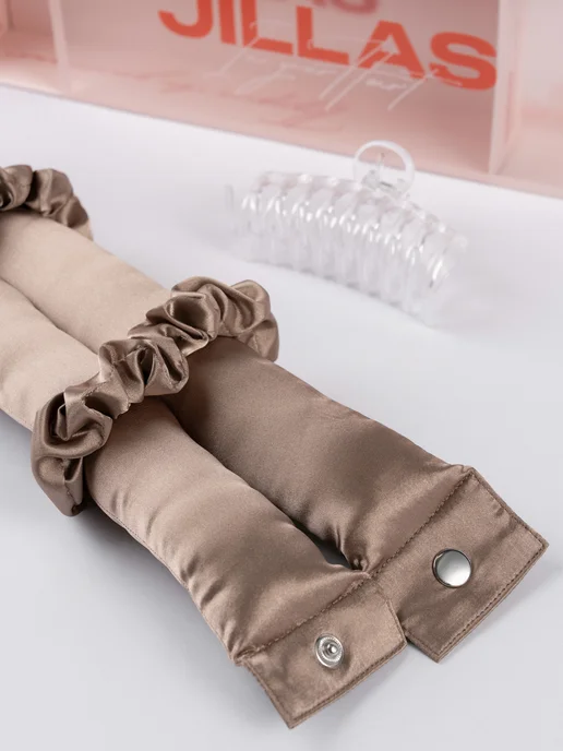 jillas Бигуди для локонов XL basic с мягким наполнителем, коричневый, фото 4