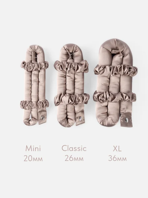 jillas Бигуди для локонов XL basic с мягким наполнителем, коричневый, фото 7