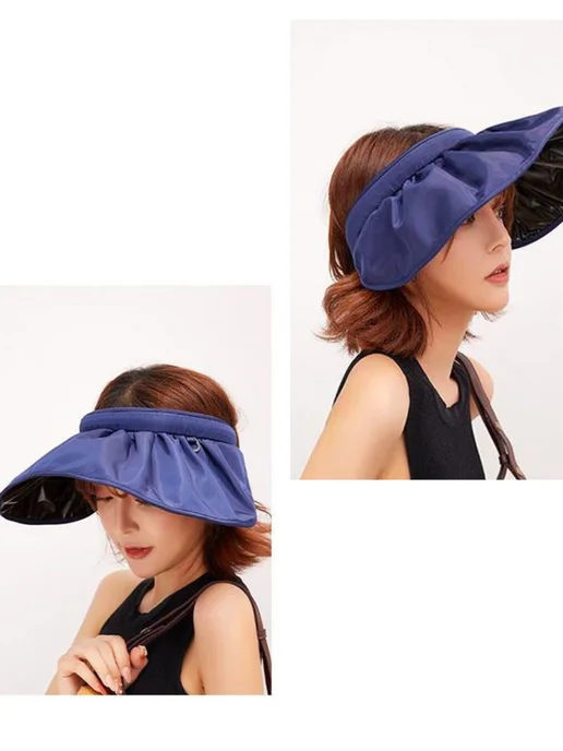 Saya&Co Шляпа-козырек трансформер 2в1, синий, фото 2