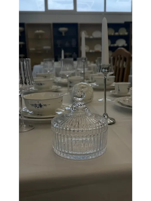 Для кухни Сахарница стеклянная с крышкой и солонка набор 3шт, 3 шт, фото 3