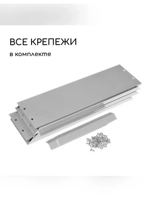 Клумба оцинкованная 100 см с бортиком 15 см, серый, фото 8