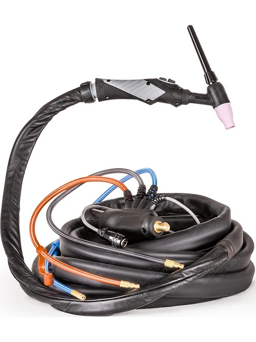 FoxWeld Горелка для сварочных аппаратов TIG-550 U D, 5Pin, 8м, ЖО, 8 м