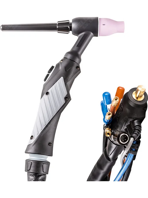 FoxWeld Горелка для сварочных аппаратов TIG-550 U D, 5Pin, 8м, ЖО, 8 м, фото 4