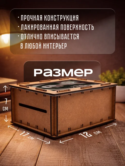 KopiCash Копилка для денег Лана Дель Рей, коричневый, фото 4