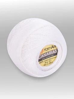 YarnArt Пряжа Канарис Canarias, белый (1000) 1 шт
