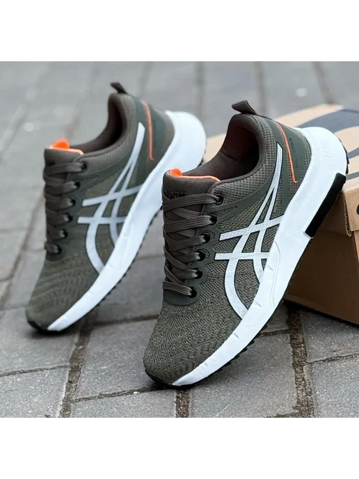 ASICS Кроссовки, зеленый, фото 2