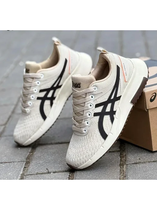 ASICS Кроссовки, бежевый, фото 2