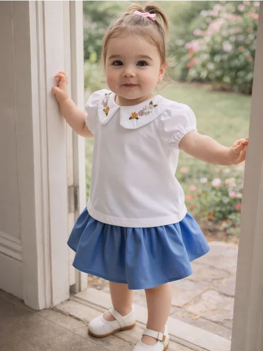 FMPDC baby Футболка для новорожденных, белый, фото 3