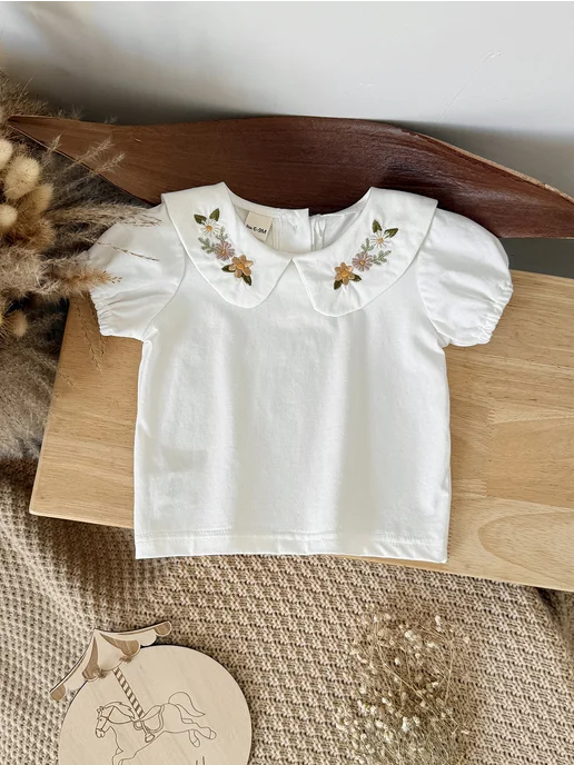 FMPDC baby Футболка для новорожденных, белый, фото 4