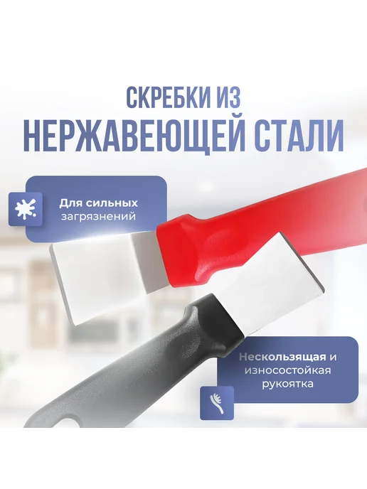 Набор щеток и скребков для уборки дома, черный, фото 7