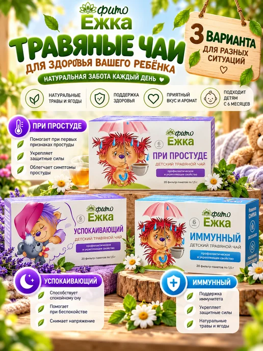 ФармГрупп Детский травяной чай натуральный Фитоежка Успокаивающий, вариант, фото 8
