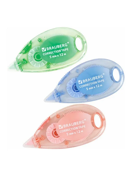 1шт. Корректирующая лента Pastel 5 мм x 12 м механизм, 1 шт, 12 м, фото 2