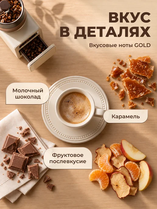 Green Card Кофе в зернах 1 кг 100 % Арабика GOLD, 1 кг, фото 3