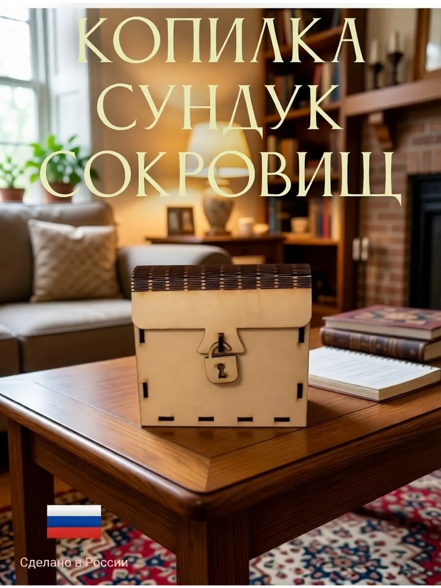 Копилка сундук сокровищ