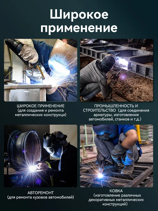 ZOJAN Сварочный аппарат полуавтомат MIG-230 LCD двойной импульс6в1, зеленый, фото 3
