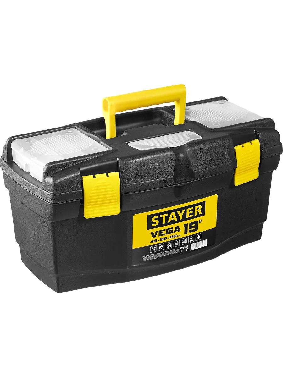 STAYER VEGA-19, пластиковый ящик для инструмента