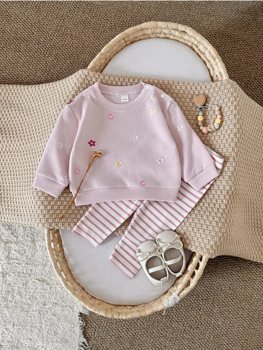 FMPDC baby Костюм для девочки, розовый