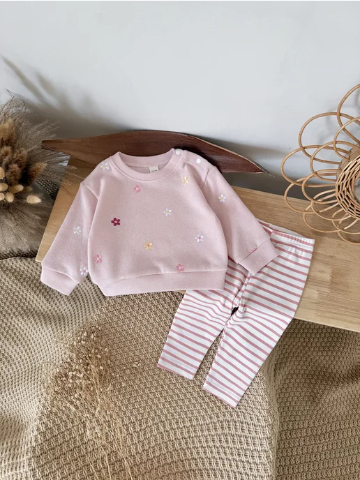 FMPDC baby Костюм для девочки, розовый, фото 4