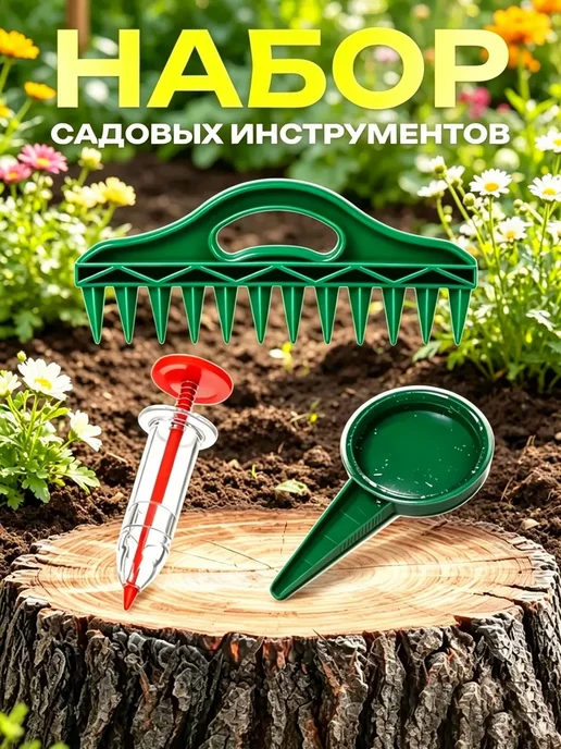 Набор для посадки растений, зеленый