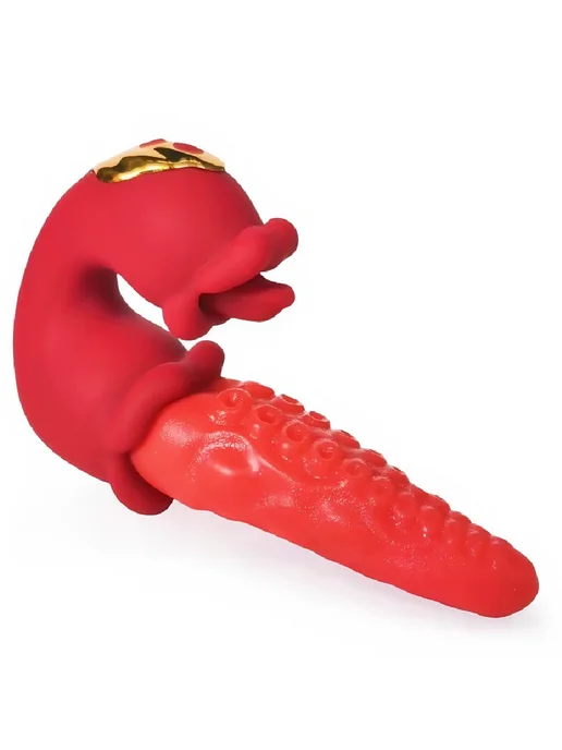 nv toys Вибратор стимулятор клитора язычок, красный