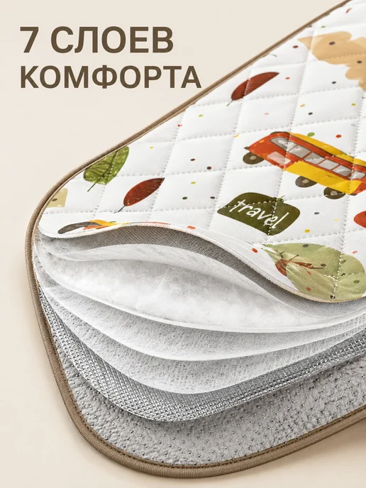 HomeLex многоцветный узор пляж пляжный коврик, белый, в упаковке 1,4 кг, фото 2